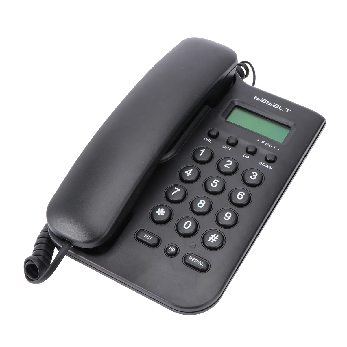 

Foreign Trade Telephone Small Hanging Wall Telephone Phone Extension for Office (Black)