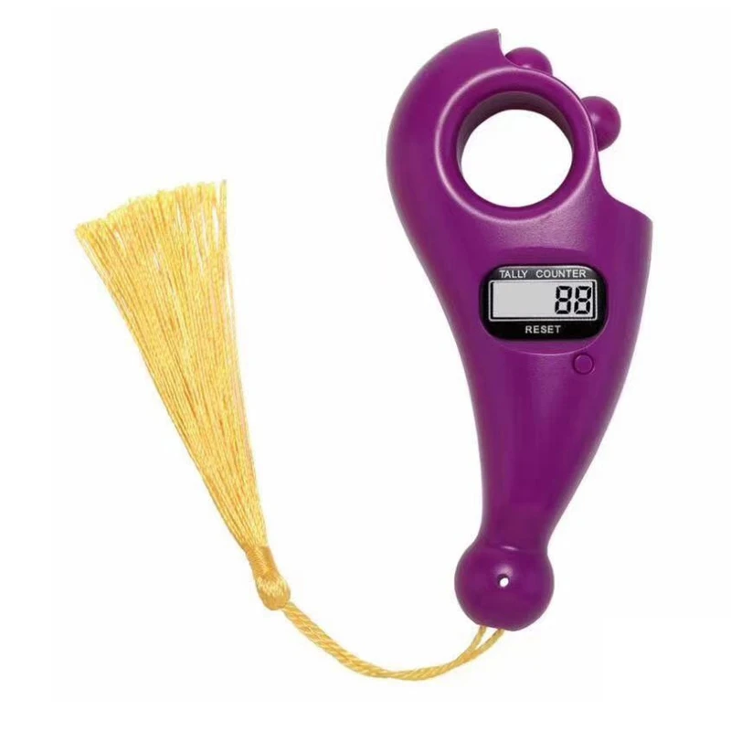 Мусульманский счетчик молитв тасбих цифровой исламский пальцев портативный