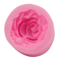 3d flower bloom rose shape silicone fondant soap cake mold cupcake baking tool candy chocolate decoration baking tool moulds