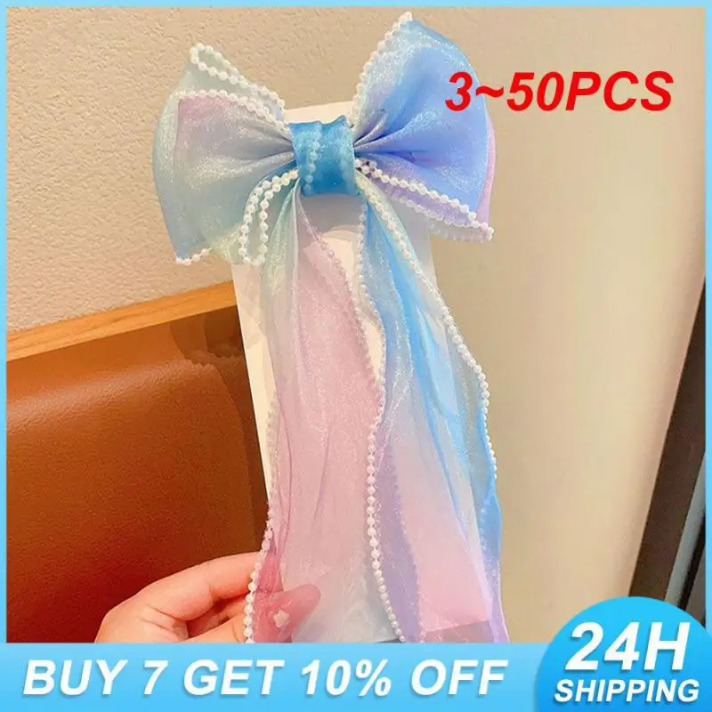 

3~50PCS Versatile Ribbon Hair Clip Braided Hair Versatile Ribbons Children Hair Band Bow Tie Ribbon Hair Clip Ribbon Hair Clip