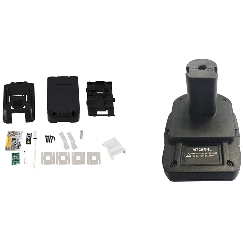 

1 Set Replacement For Makita Battery Case Kit & 1 Pcs MT20RNL Battery Convertor Adapter