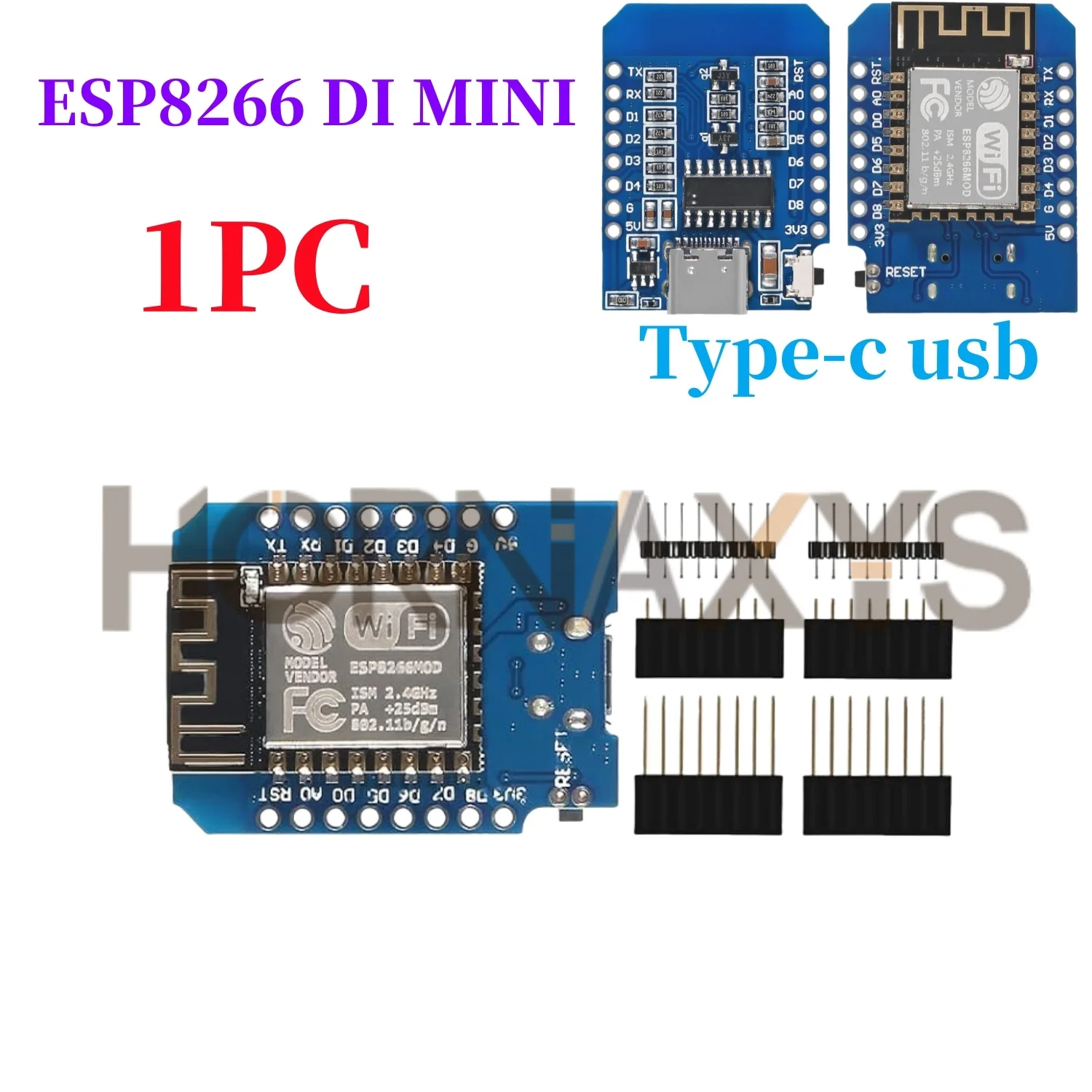 Модуль WiFi D1 Mini TYPE-C/Micro USB ESP8266 ESP-12F CH340G V2 модуль мини плата разработки 3 В с