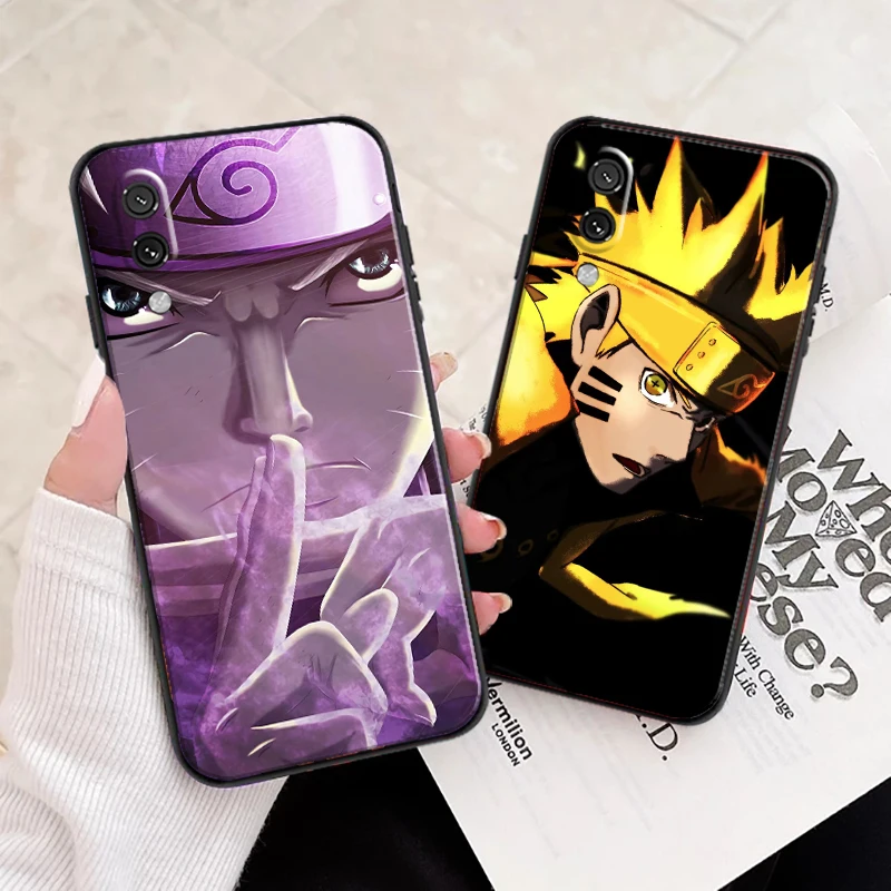 

NARUTO Hot Cartoon Japan Anime For Xiaomi Redmi 9 9C 9A 9AT 9i Phone Case Liquid Silicon Carcasa Coque Black Soft