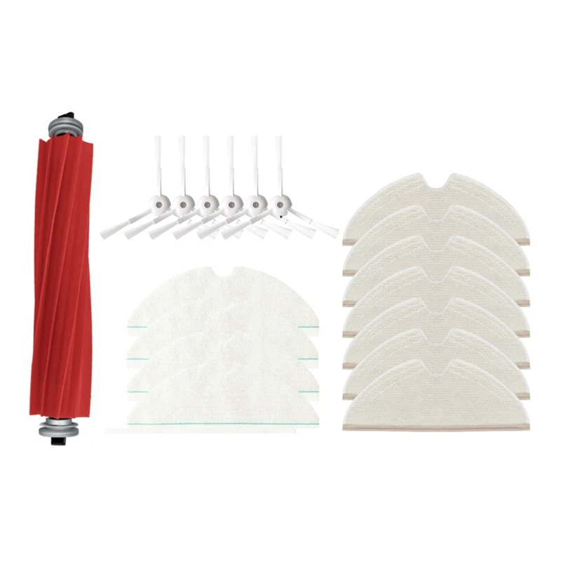 

18PCS For Roborock T8/Q7 Max / Max+ Robot Vacuum Cleaner Accessories Mop Cloth Main Side Brush For Floor Cleaning