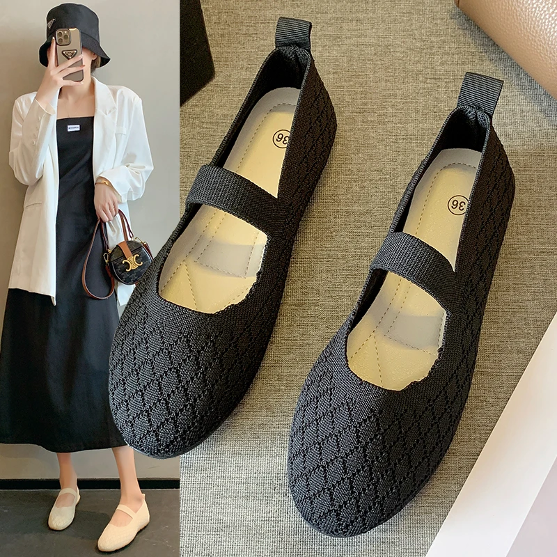 

Женские повседневные туфли, модель 2022 года, модная дышащая повседневная обувь, женские лоферы, женская обувь