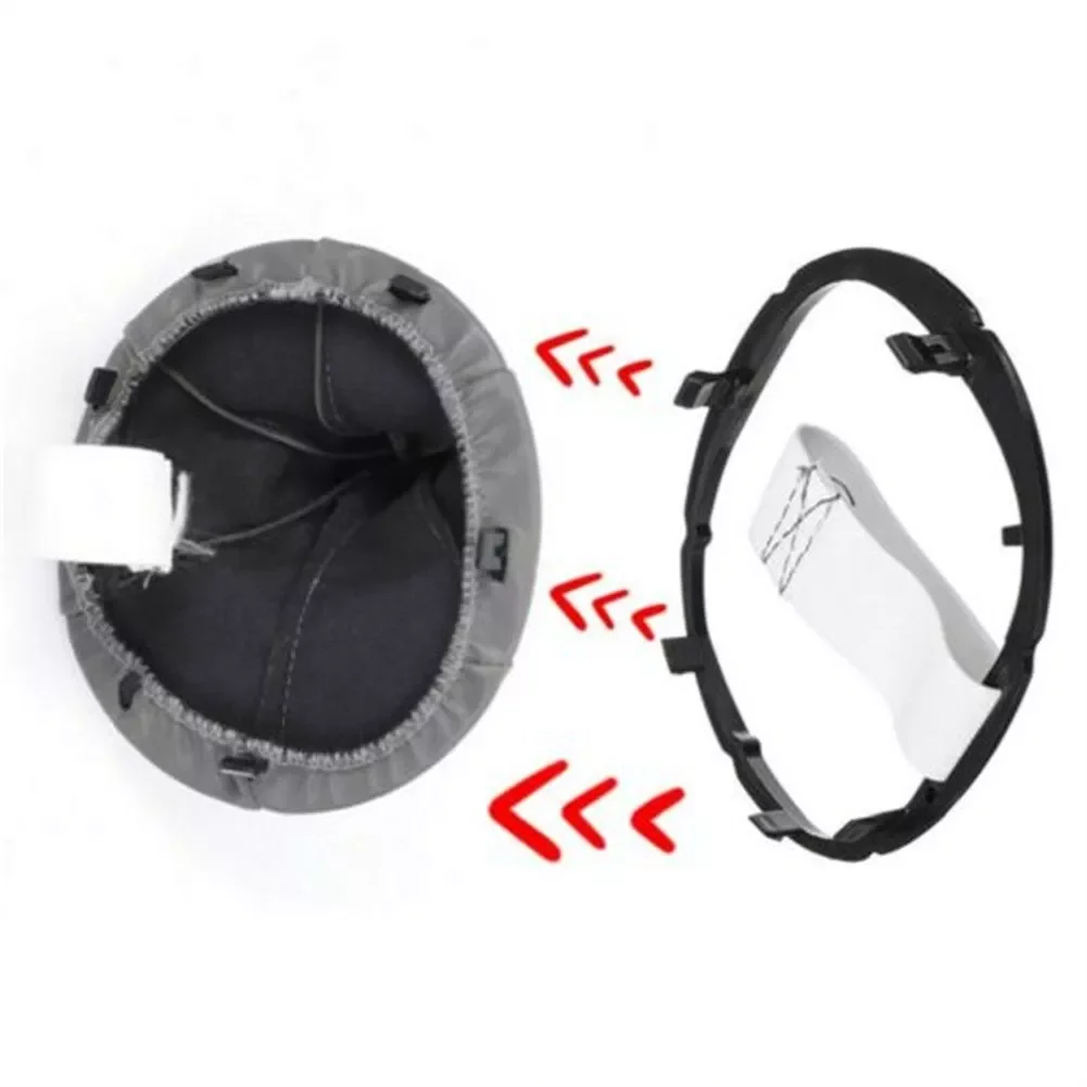 

Car Gear Knob Shift Lever Boot Ring Accessories Black Easy Installation