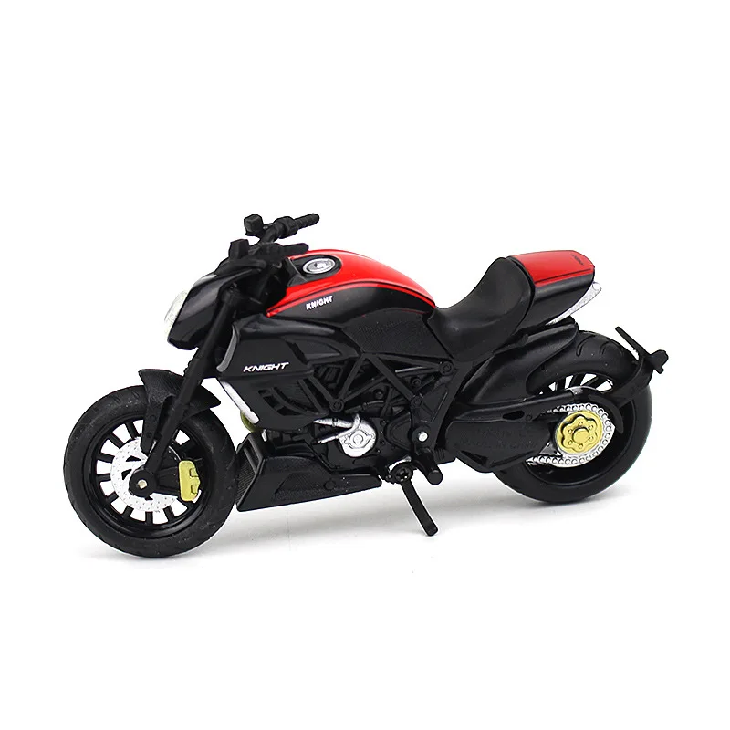 Модель мотоцикла 1:18 игрушечный автомобиль тяговый внедорожник имитация