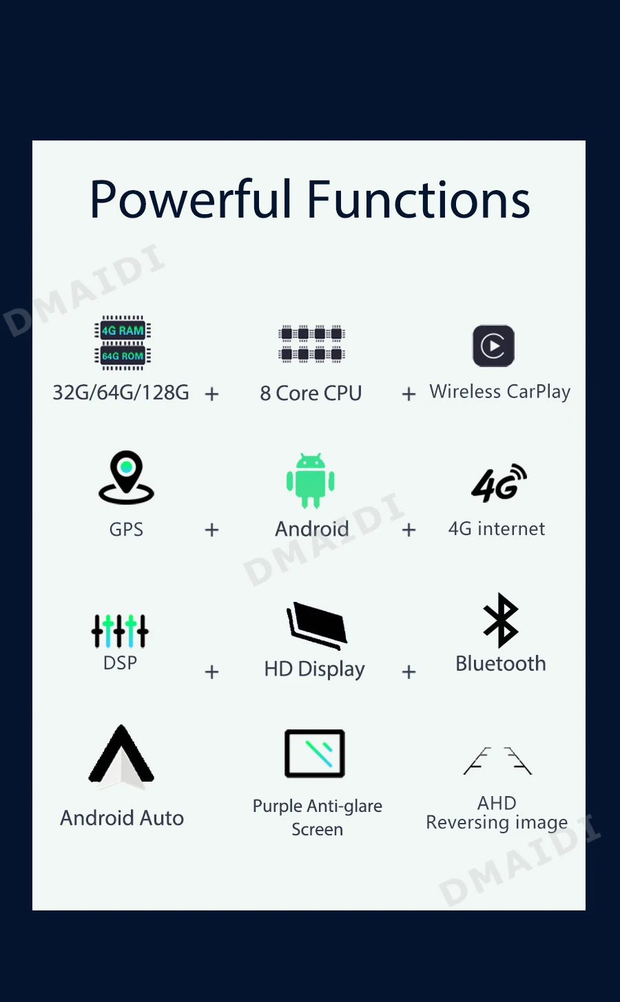Автомагнитола Carplay на Android для Toyota Tundra Sequoia 2014-2023 стереоприемник мультимедийный