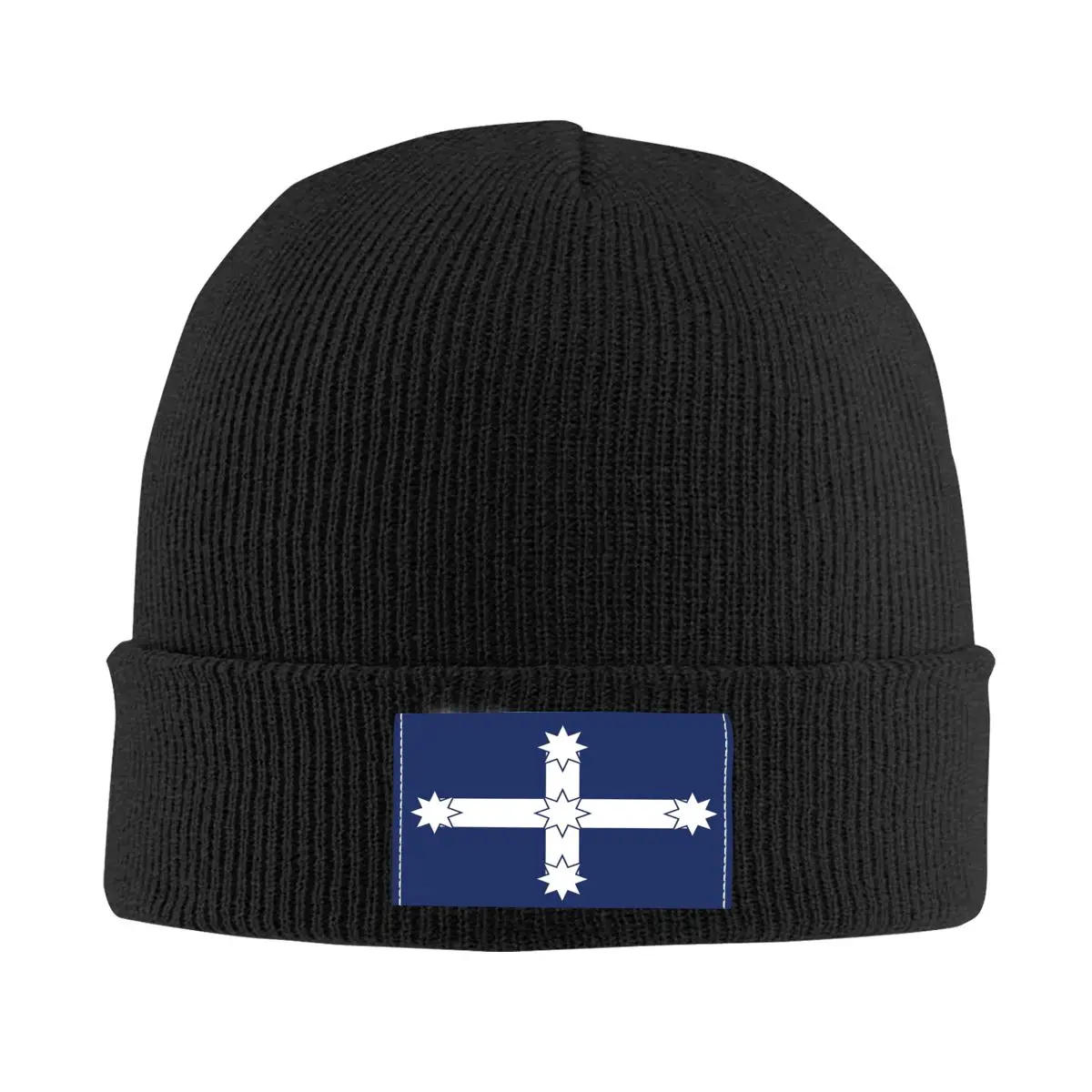 

Eureka Flag Knit Hat Cap Knitted Beanie Hat Beanies Cap Unisex Hipster