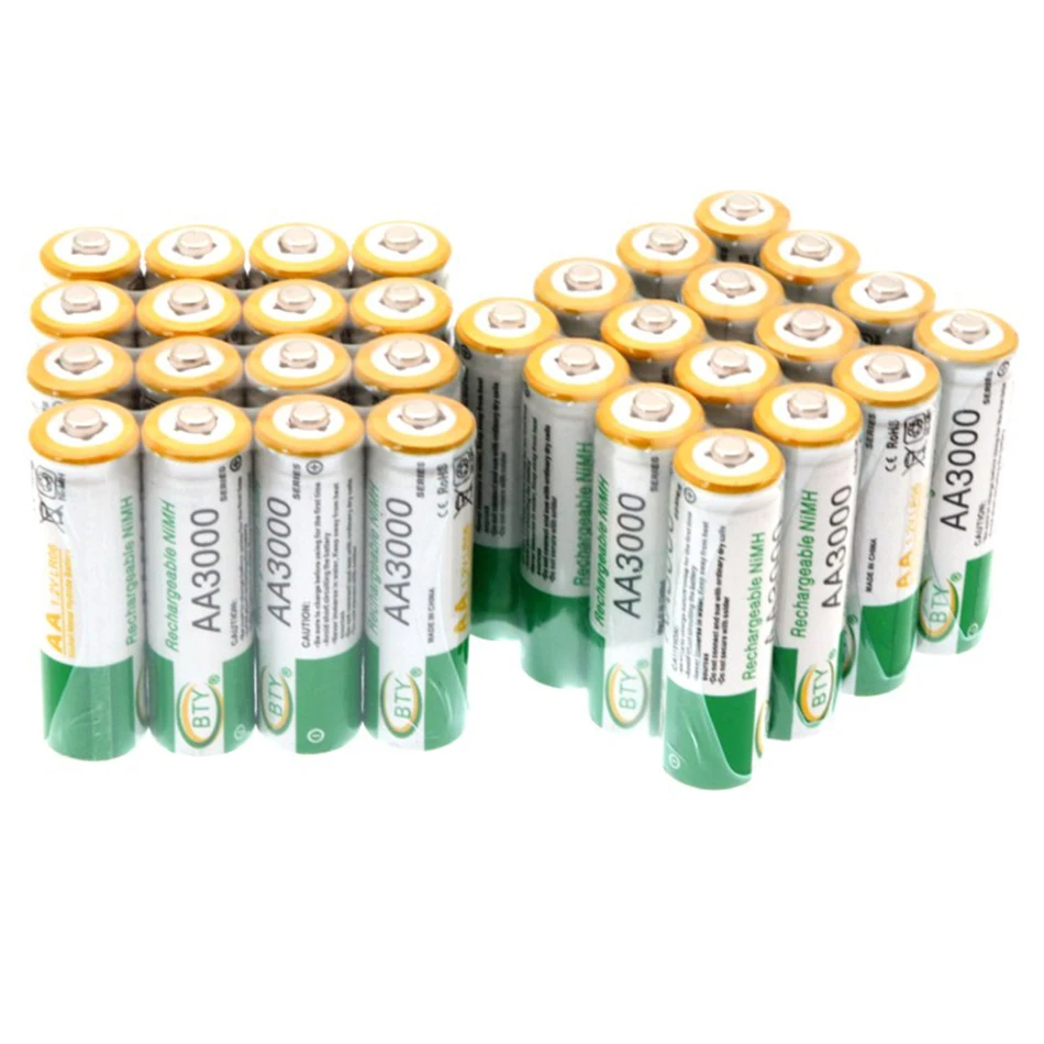 

Аккумуляторные батарейки AA 3000 мАч 1,2 в, перезаряжаемые батарейки AA 3000 мАч Ni-MH 1,2 в, батарейки 2 А, батарейки 3000 мАч + бесплатная доставка