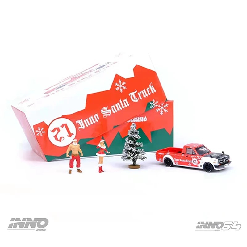 INNO 1:64 модель автомобиля Sunny Hakotora Санта грузовик сплав литой под давлением