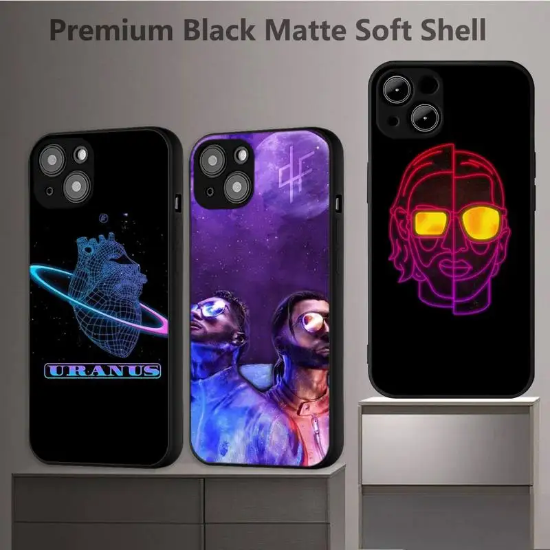 

PNL QLF Rapper Phone Case For iphone 11 13 12 14 x xs xr pro max mini