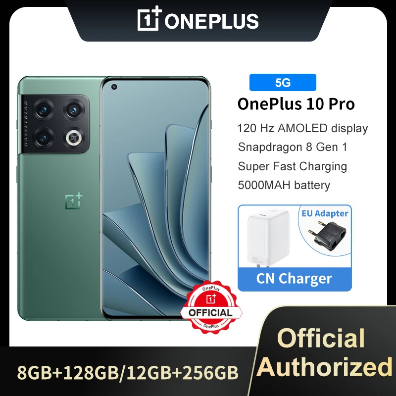 Смартфон OnePlus 10 Pro 256 ГБ Snapdragon 8 Gen 1 супербыстрая зарядка |