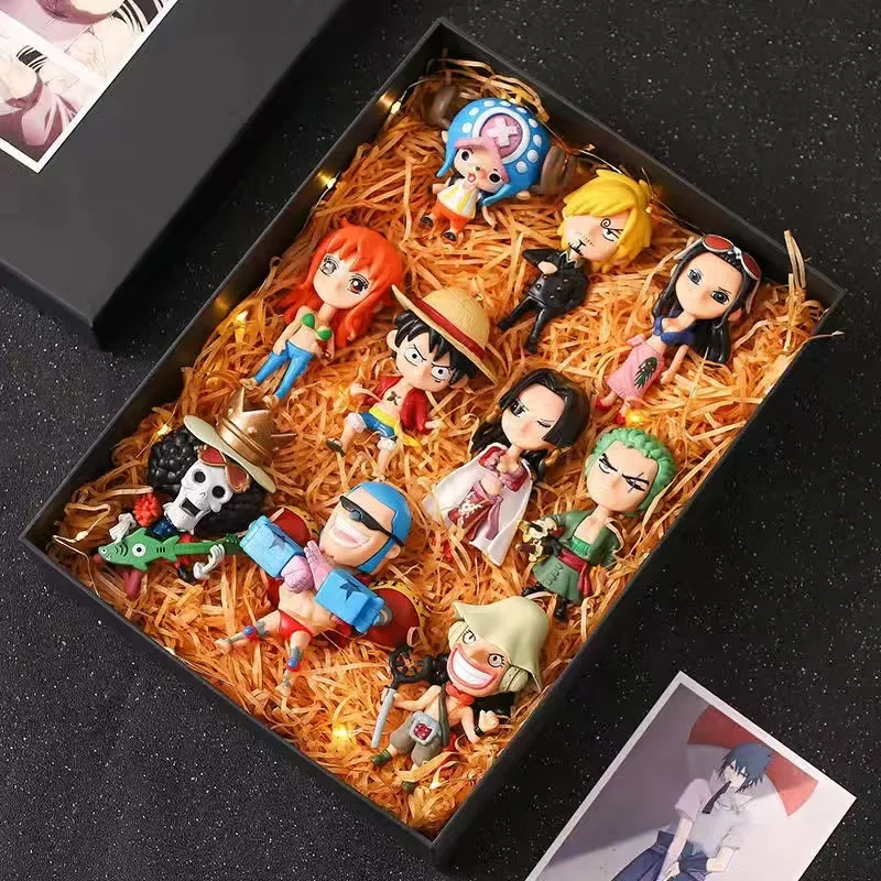 

1 Set Anime One Piece Figure Luffy Hancock Nami Chopper Figurine PVC Action Figures Collection Model Toys for Children Gifts