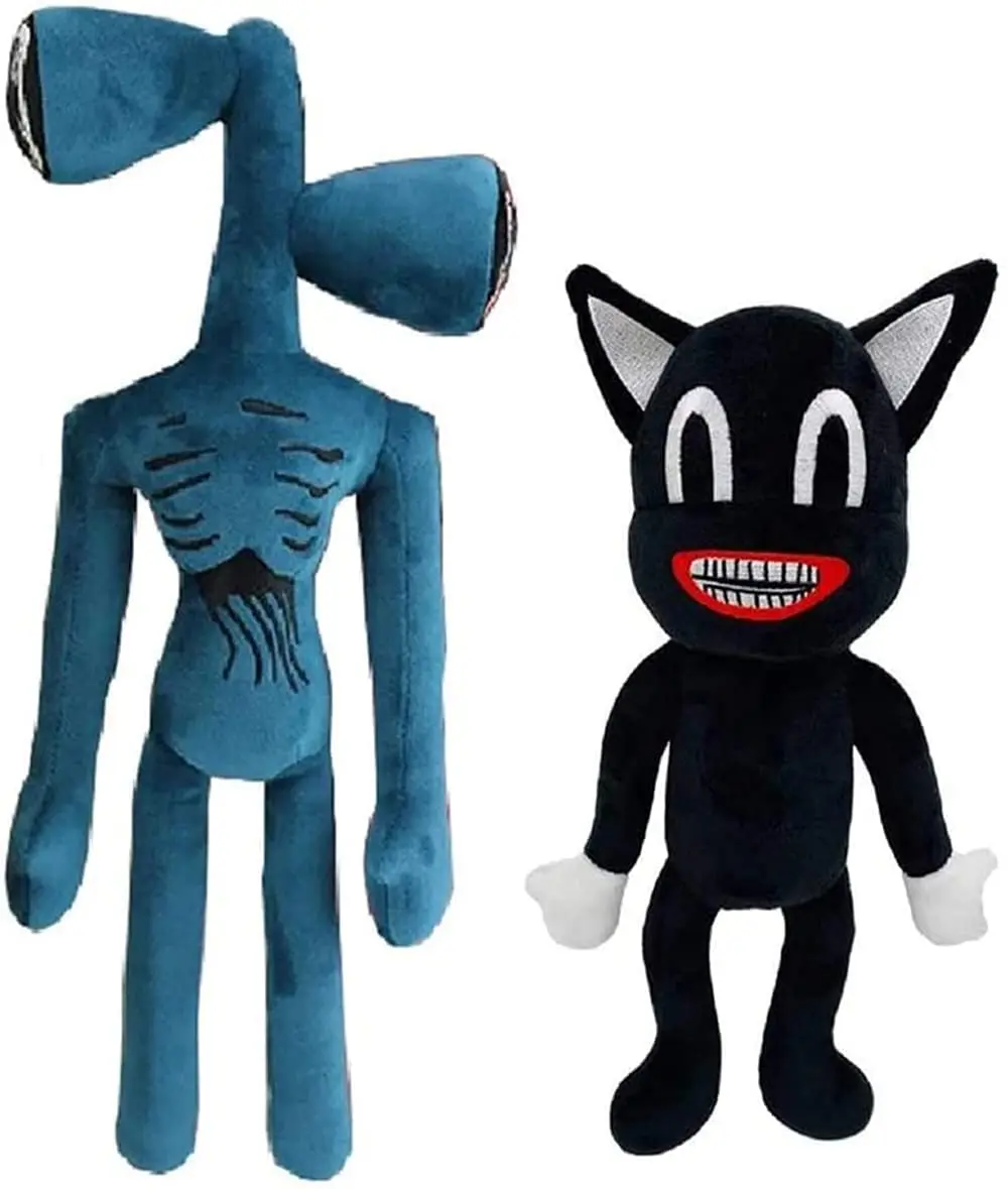 Kawaii сирена голова плюшевая игрушка мультфильм Кот Собака Кукла Животные Мягкие