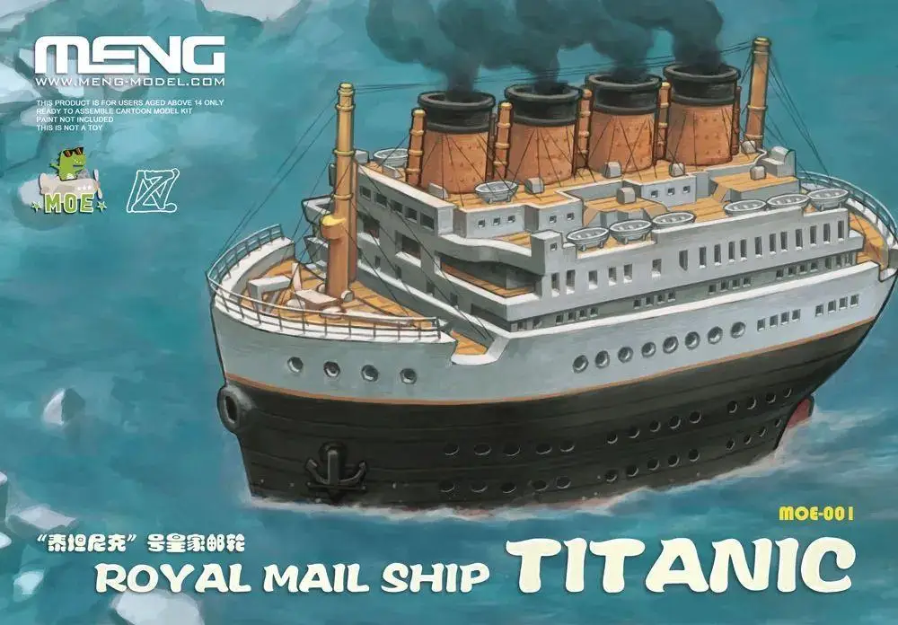 

Meng MOE-001 Royal Mail Ship Titanic Q-Edition Plastic Assembly Model Kit
