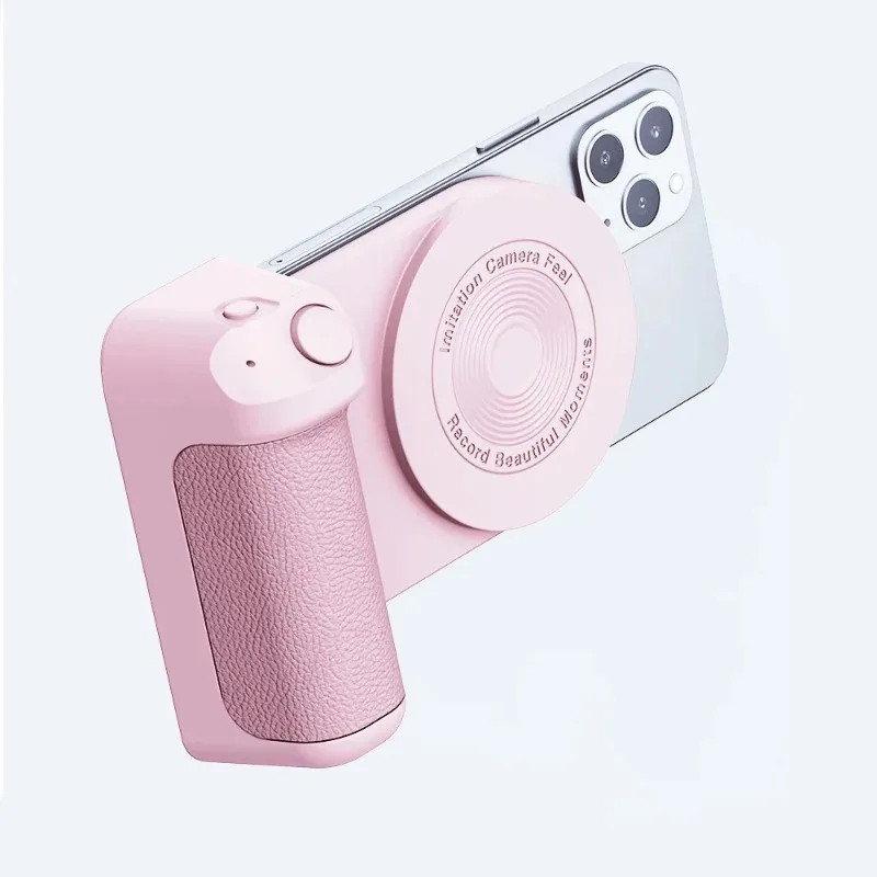 

Smartphone Selfie Booster Handle Grip Photo Stabilizer Holder With Shutter Release 1/4 Screw Phone Stand Wireless Desk Charging