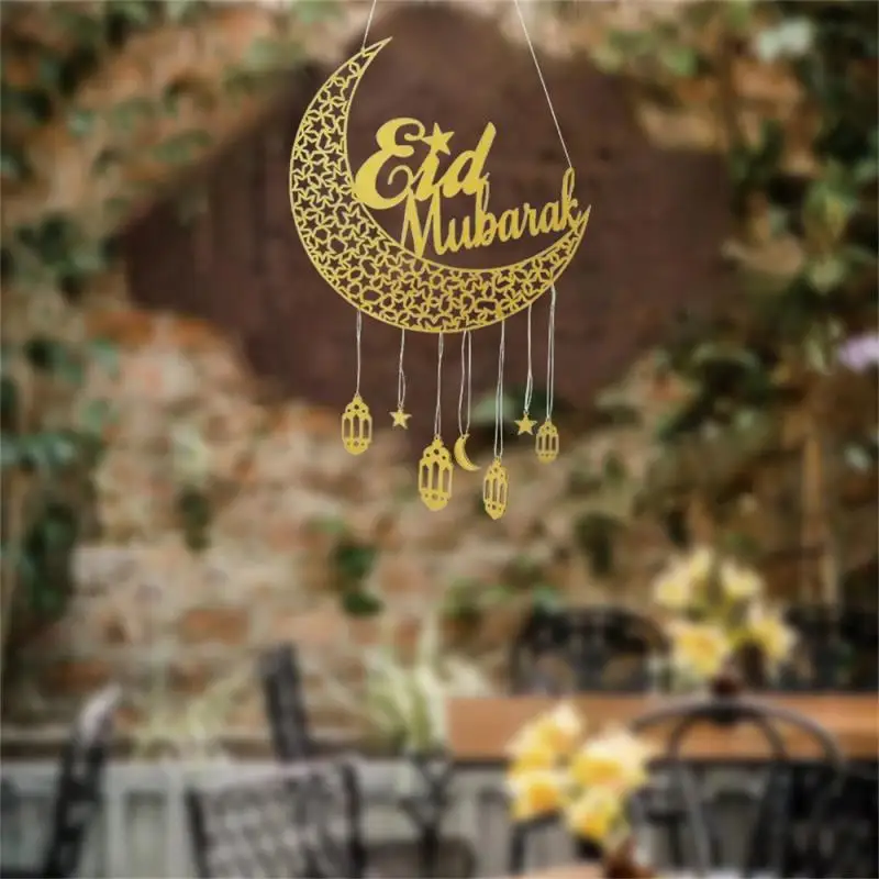 

For Eid Themed Party Wooden Handicraft Home Decoration For Home Door Eid Al Adha Gift Pendant Can Hang On Wall Win Eid Decor