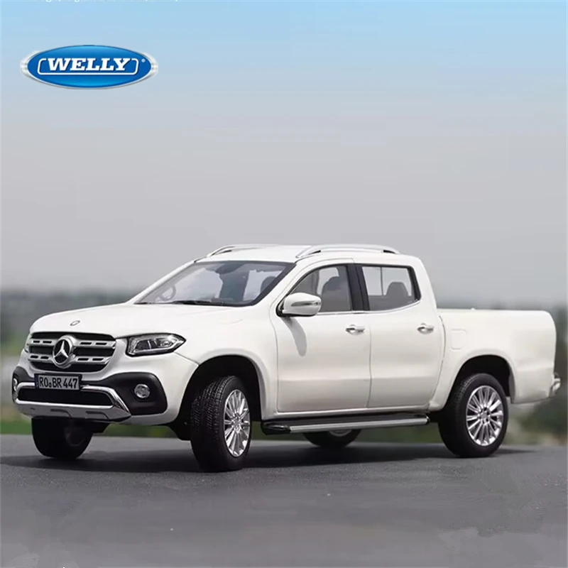 

Модель внедорожника WELLY 1:24 Mercedes-Benz X-Class из сплава, металлическая игрушка под давлением, модель автомобиля для внедорожника, детский подарок