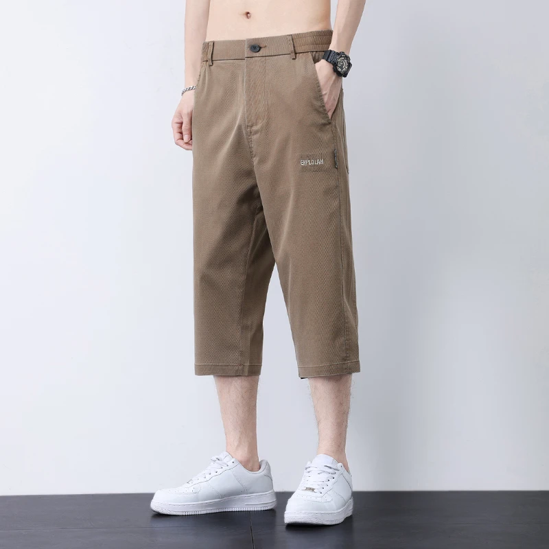 Мужские повседневные брюки удобные и дышащие для отдыха лето 2024