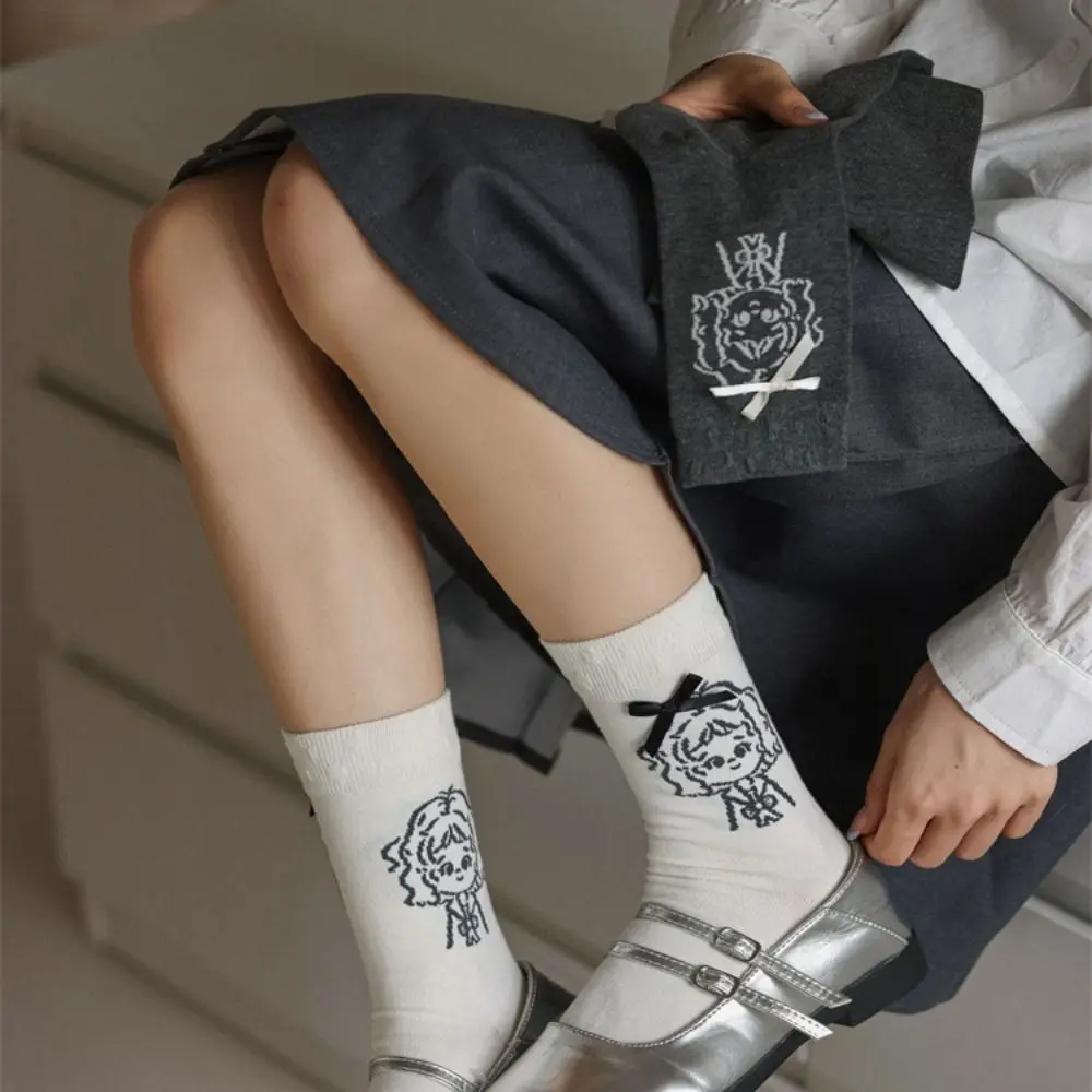 Носки женские хлопковые однотонные до середины икры 3 пары