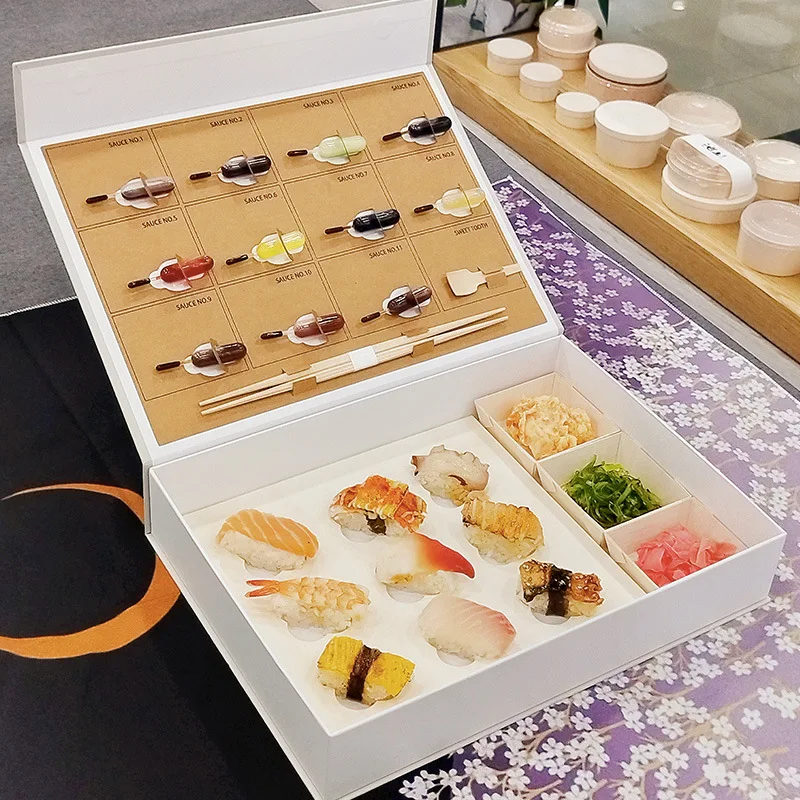 

Японский деревянный Ланч-бокс для суши, деловой одноразовый Ланч-бокс