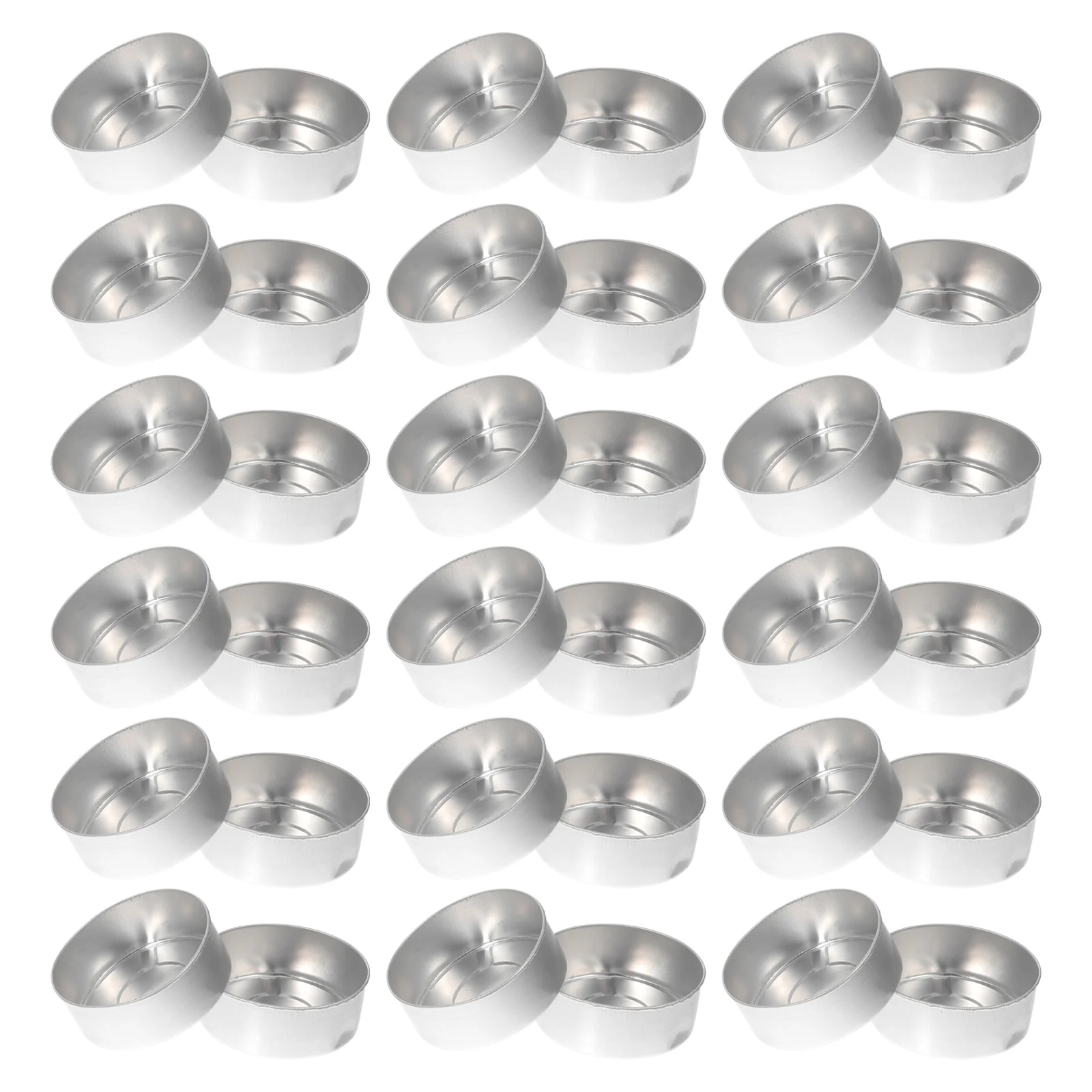 

50 шт. чайные легкие банки пустые чашки чехол для изготовления чая легкий восковой контейнер оловянные металлические банки алюминиевые конт...