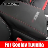 center control armrest box cover interior decoration accessories leather for geely tugella xingyue fy11 2019 2020 2021 2022
