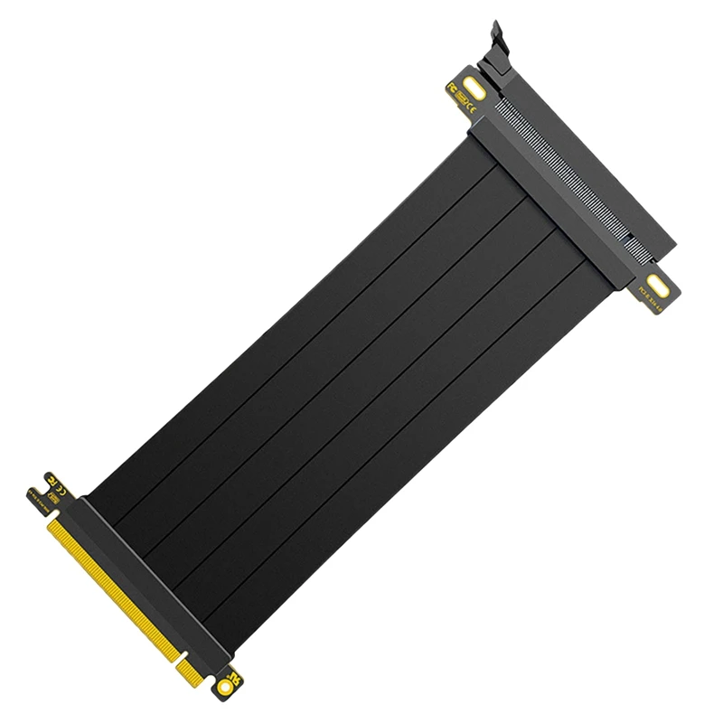 

PCI-E Graphics Card Extension Cable PCI-E 16X To 16X 180° USB4.0 Graphics Card Adapter Cable For Mining Card