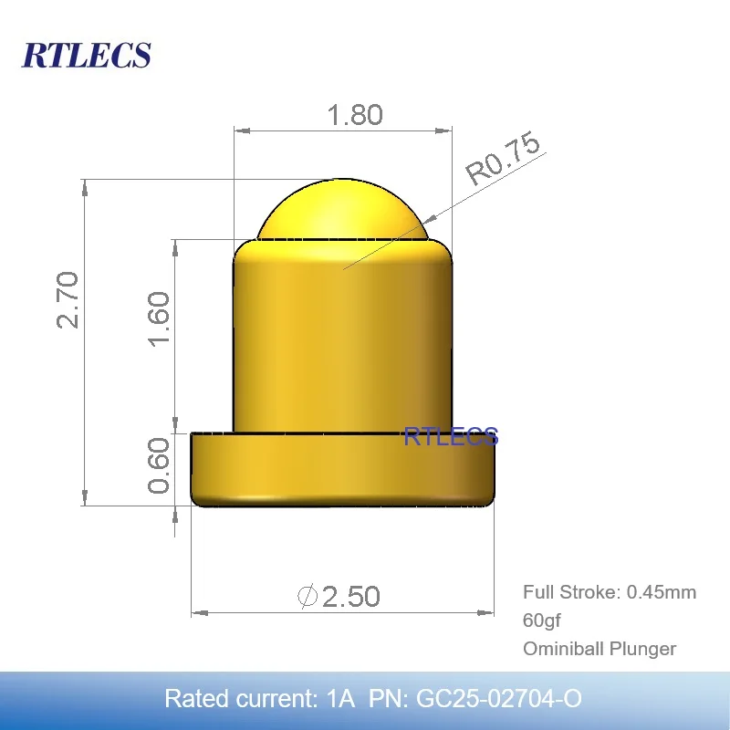 

Латунные фланцы с пружиной RTLECS 1.8 2.0 2.7 3.0 мм