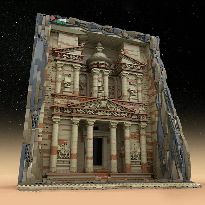 4901 шт. Модель MOC Петра-Казная архитектура строительные блоки кирпичи игрушка для