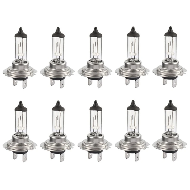 

New-10Pcs 55W H7 Halogen Bulbs Car Fog Headlight Halogen Lamp Warm Light Auto Accessories Universal Headlights Bulbs