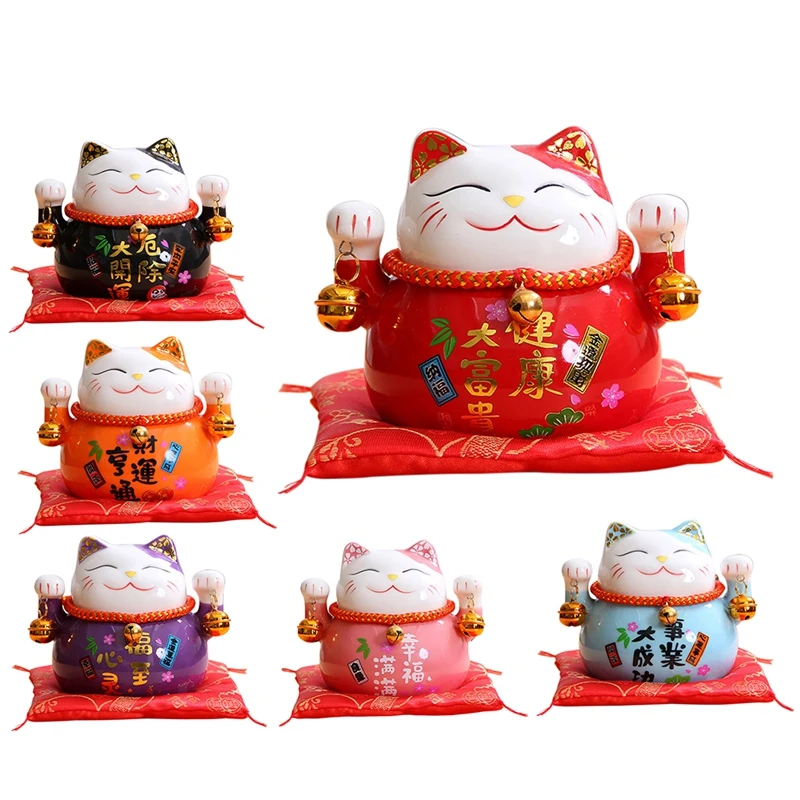 

Lucky Cat Ornaments Savings Piggy Bank Company Event Gifts Opening Gifts Display Ornaments Ceramic Lucky Cat