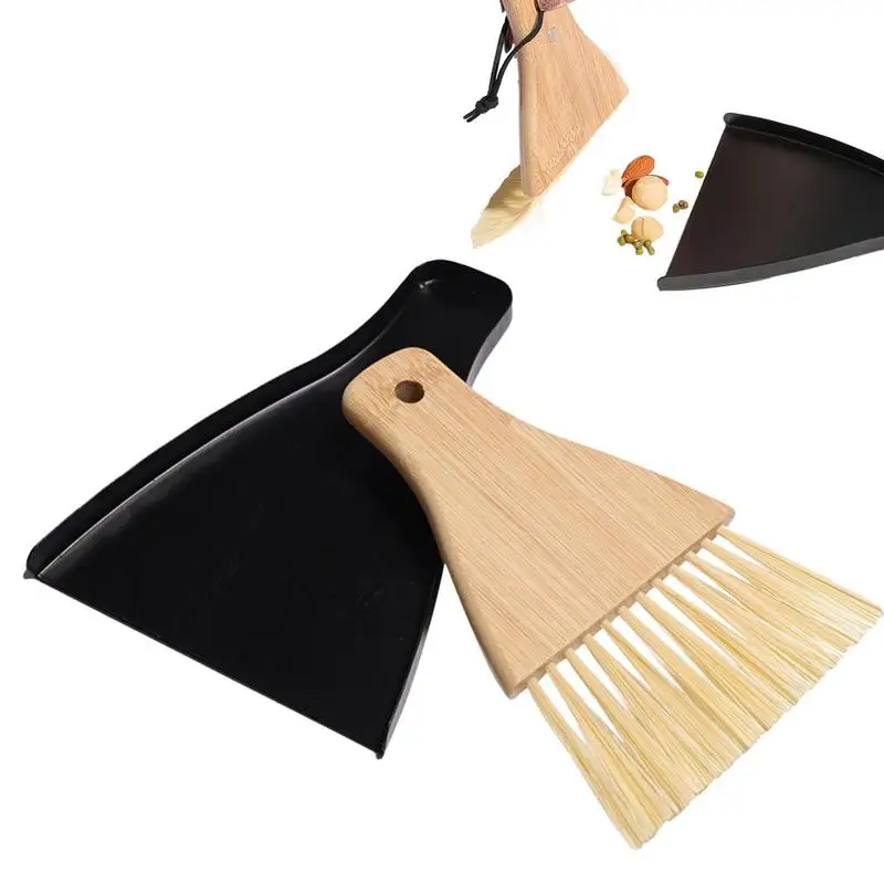

Mini Cleaning Dustpan And Brush Set Dustpan Small Broom Set Sweeper Garbage Cleaning Shovel Mini Desktop Sweep For Keyboard
