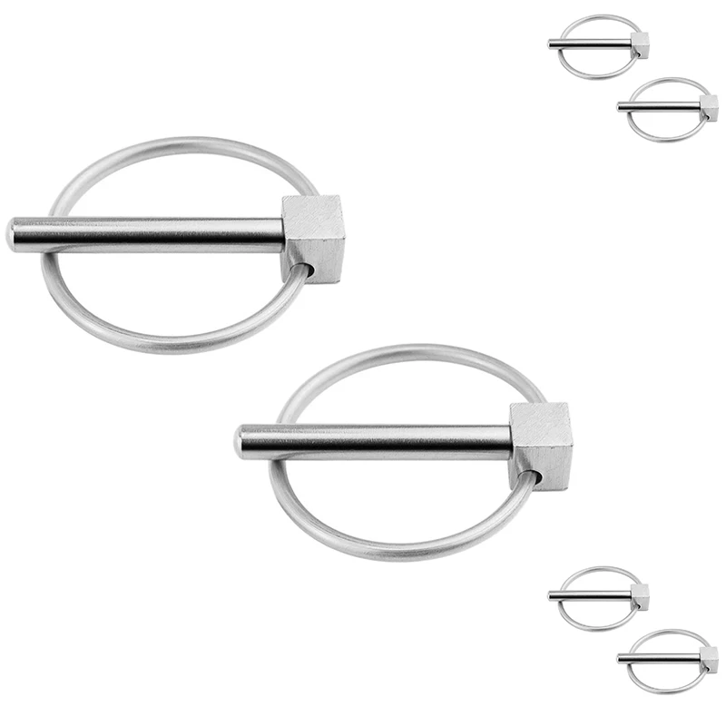

2PCS Stainless Steel 316 Boat Kayak Canoe Trailer Tractor Pin Clips