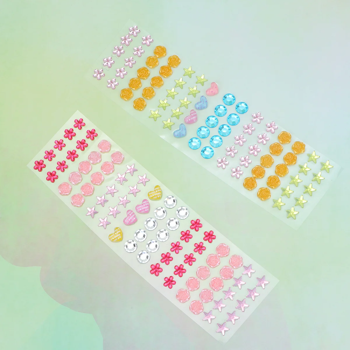

Stickers Rhinestone Nail Gemstone Embellishments Crystalflat Scrapbook Jewels Adhesivediamond Sticker Craftback Sticke