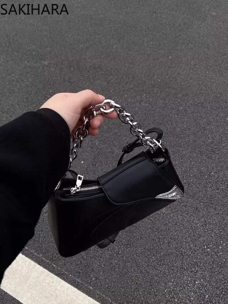 Темпераментные сумки через плечо для женщин дизайнерские модные Универсальные