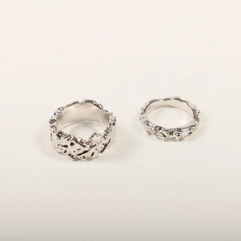 

Ring Women's ins fashion niche irregular design light luxury ring