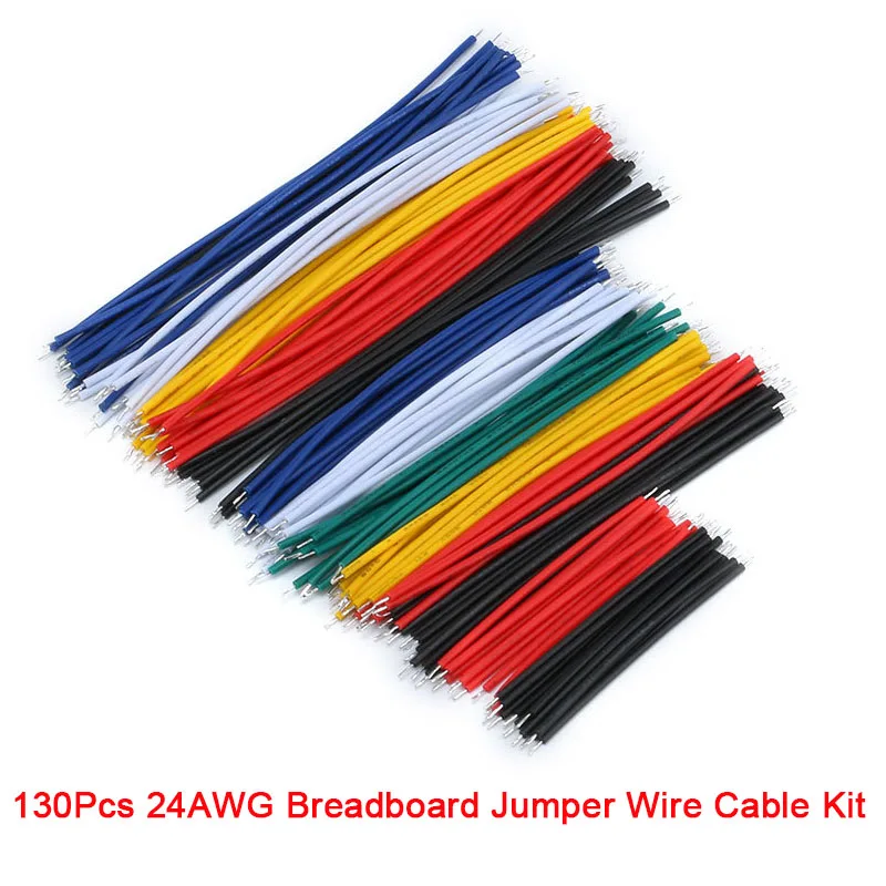 

Комплект соединительных проводов Your Cee Tin-Plated Breadboard Jumper Cable 130 шт.
