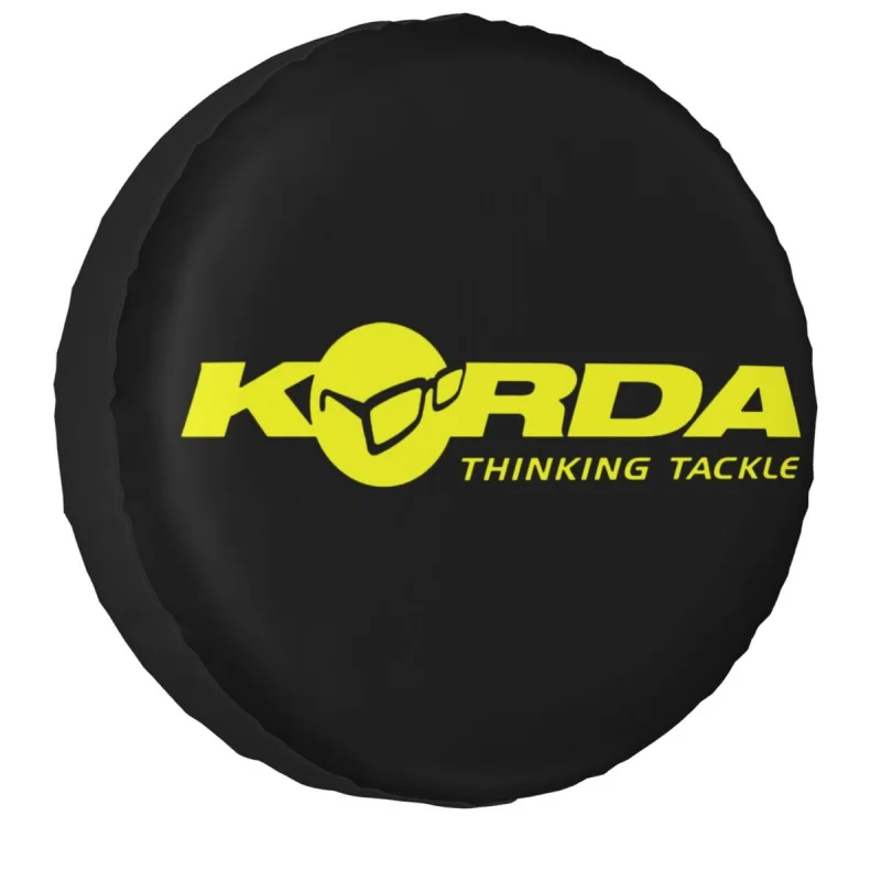 

Custom Korda Inspired Fishing Spare Tire Cover for Jeep Hummer Fish Carp Gift Car Wheel Protectors 14" 15" 16" 17"