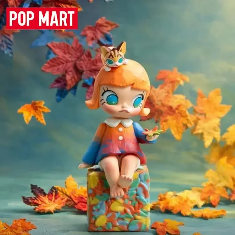 Фото POP MART MOLLY Scenery Along The Way 20th Anniversary Series Mystery Box Genuine Blind Box Guess Toys Bag Ornament Figurine Home №3