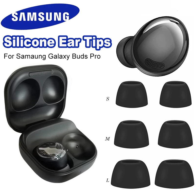 Силиконовые насадки для наушников Samsung Galaxy Buds Pro Оригинальные Насадки сменные S M L