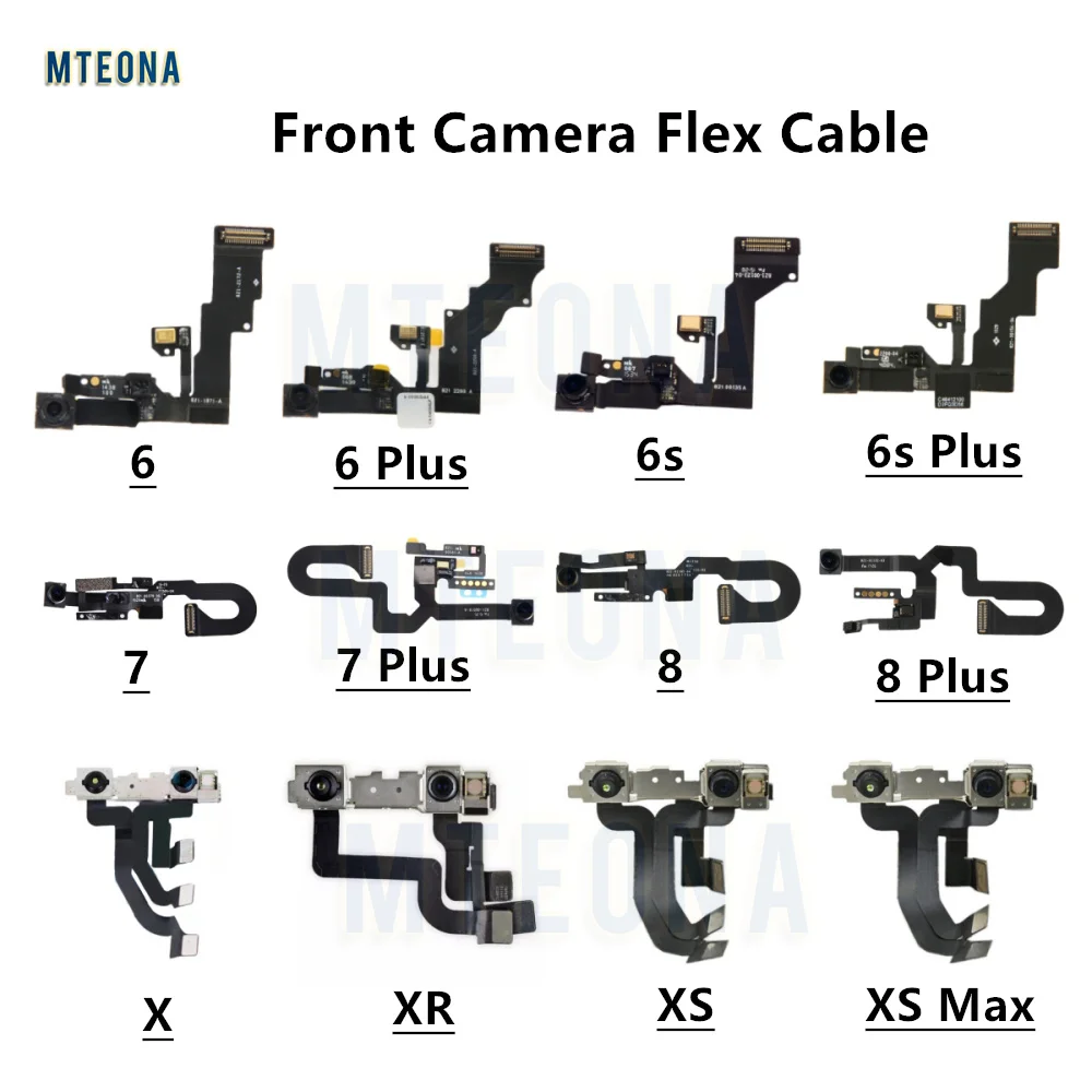 

Small Front Camera For iPhone 7 8 Plus 6 6S X XR XS Max Proximity Sensor Face Front Camera Flex Cable Phone Repair Parts