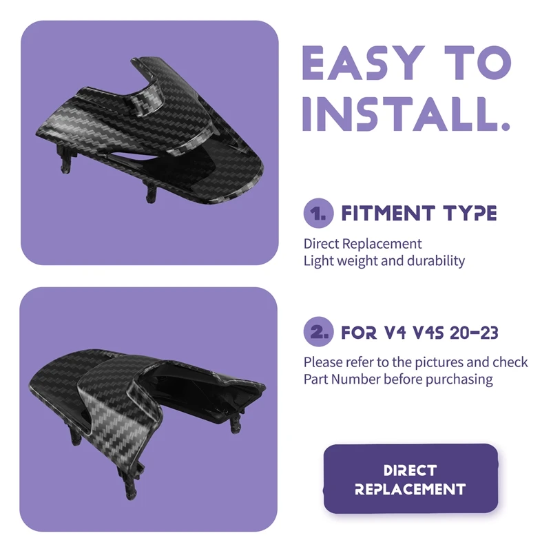 Передняя фара мотоцикла средний воздухозаборник внутренний обтекатель для Ducati