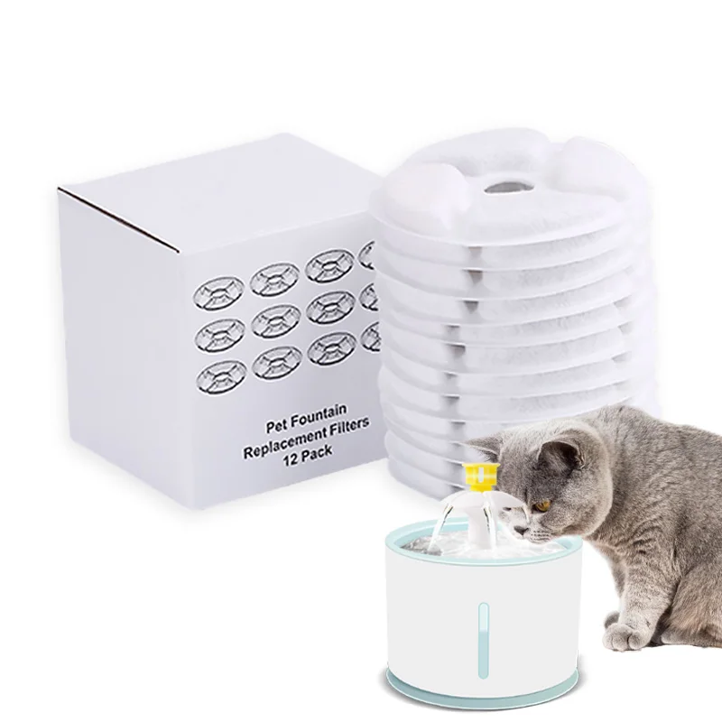 

Диспенсер для воды для домашних животных, фильтр с активированным углем, универсальный диспенсер для воды, из хлопка, удаляет загрязнения, д...