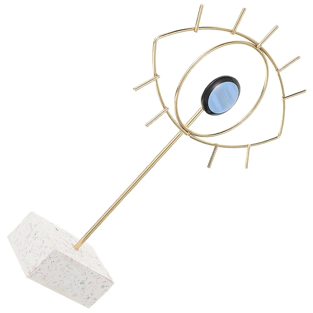 

Decorative Household Desktop Decor Decorative Tabletop Decor Evil Eye Ornament Evil Eye Statue Decor Evil Eye Table Centerpiece