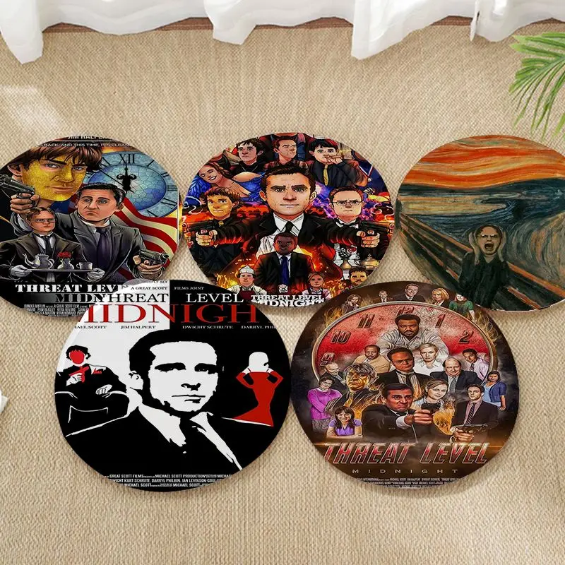 

Threat Level Midnight Art Seat Cushion Office Dining Stool Pad Sponge Sofa Mat Non-Slip Chair Mat Pad
