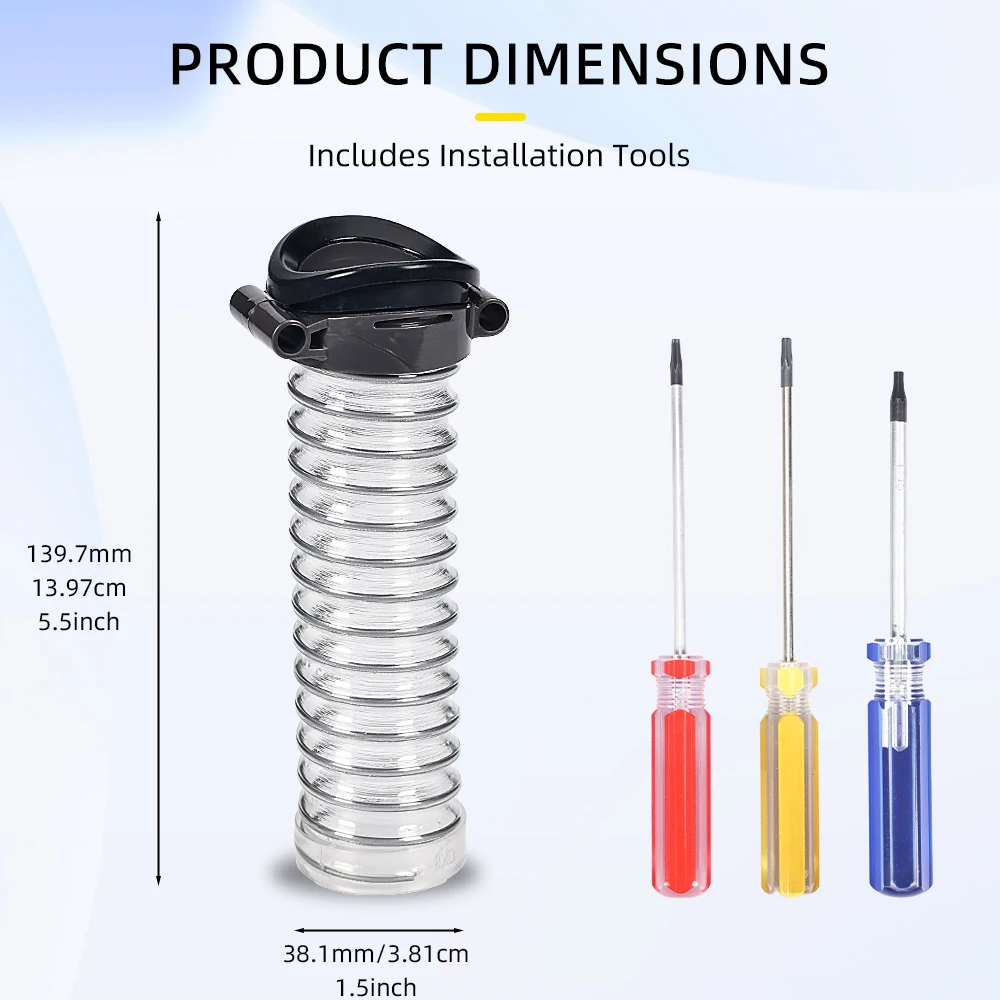 Переходной клапан для шланга, совместимый с пылесосами Dyson DC41, DC75, UP20, DC65, Ball Animal 2, 3, внутренний шланг (art.: 3920db15f76df) - 3920db15f76df