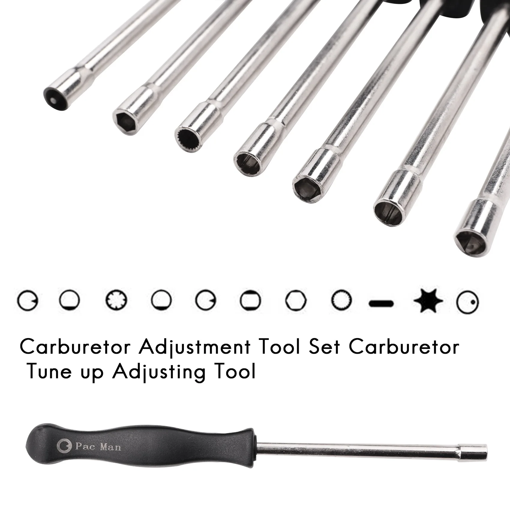 11 шт. набор отверток для регулировки карбюратора с иглами чистки щетки пригодные