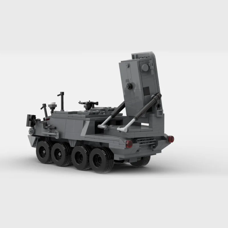 Популярный Военный танк M1256 радар армированный автомобиль самодельные сборные